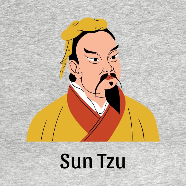 Sun Tzu Picture T Shirt by WrittersQuotes